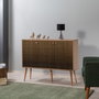 Hanah Home Mega-220 Consola Abstracta en Roble Sonoma